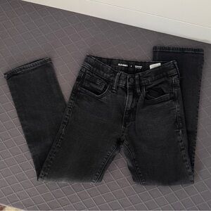 Old Navy Boy’s Black Skinny Jeans, Size 8